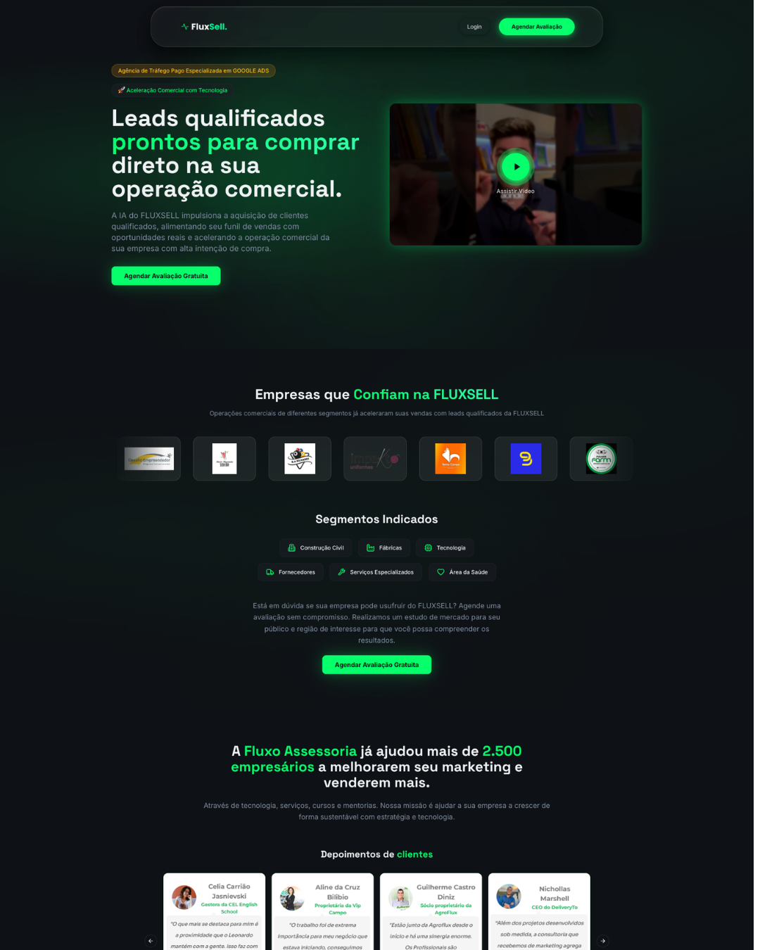 FluxSell Dashboard